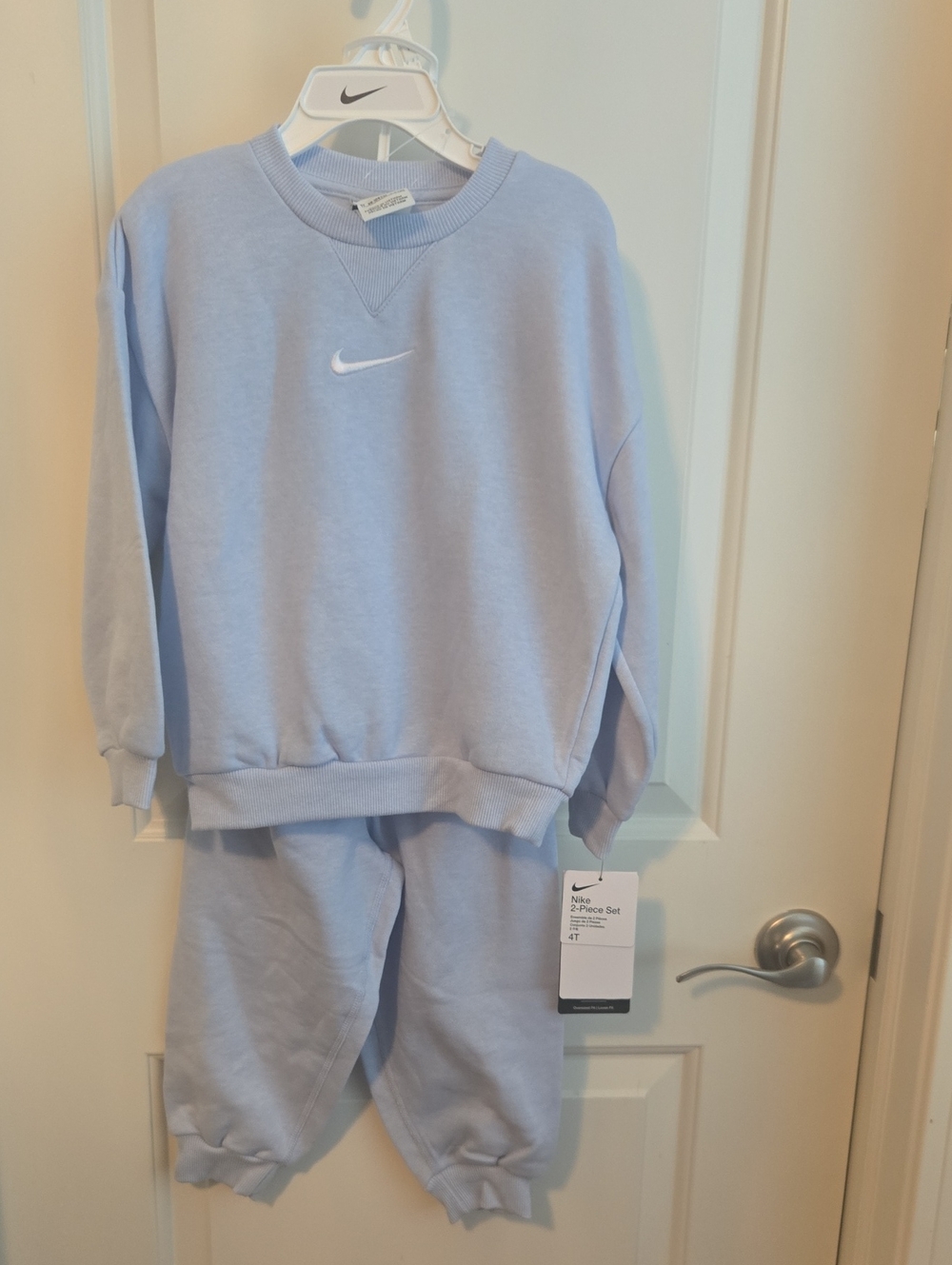 Nike Kids Pastel Blue Sweatshirt and Jogger Set
